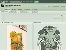 Tablet Screenshot of commander-salamander.deviantart.com