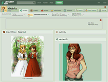 Tablet Screenshot of kikuhito.deviantart.com