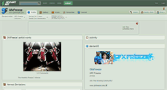Desktop Screenshot of gfxfreeze.deviantart.com