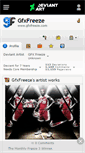Mobile Screenshot of gfxfreeze.deviantart.com