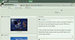 Desktop Screenshot of madmoiselleclau.deviantart.com