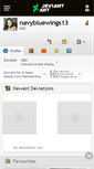 Mobile Screenshot of navybluewings13.deviantart.com