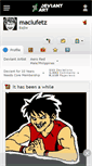 Mobile Screenshot of maclufetz.deviantart.com