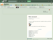 Tablet Screenshot of foxymew.deviantart.com