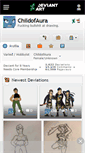 Mobile Screenshot of childofaura.deviantart.com