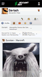 Mobile Screenshot of daviash.deviantart.com