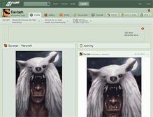 Tablet Screenshot of daviash.deviantart.com