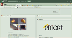 Desktop Screenshot of emort.deviantart.com