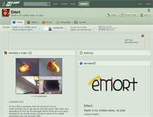 Tablet Screenshot of emort.deviantart.com