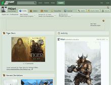 Tablet Screenshot of prdart.deviantart.com