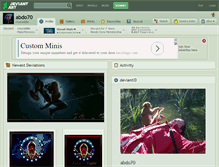 Tablet Screenshot of abdo70.deviantart.com