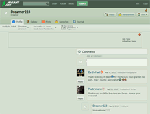 Tablet Screenshot of dreamer223.deviantart.com