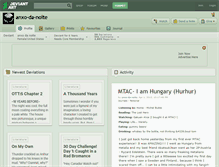Tablet Screenshot of anxo-da-noite.deviantart.com