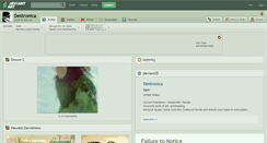 Desktop Screenshot of destronica.deviantart.com