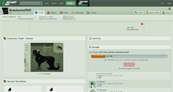 Desktop Screenshot of bwackywoof909.deviantart.com
