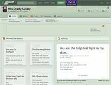 Tablet Screenshot of miss-deadly-lullaby.deviantart.com