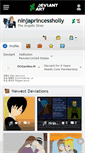 Mobile Screenshot of ninjaprincessholly.deviantart.com