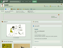 Tablet Screenshot of kozizi.deviantart.com