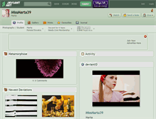 Tablet Screenshot of missmarta39.deviantart.com