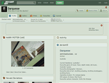 Tablet Screenshot of darquesse.deviantart.com