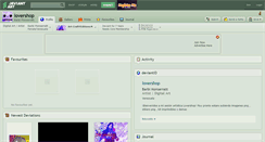 Desktop Screenshot of lovershop.deviantart.com