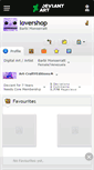 Mobile Screenshot of lovershop.deviantart.com