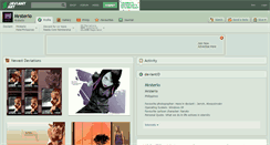 Desktop Screenshot of mrsterio.deviantart.com