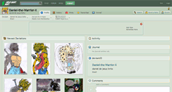Desktop Screenshot of daniel-the-warrior-x.deviantart.com