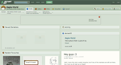 Desktop Screenshot of maple-world.deviantart.com