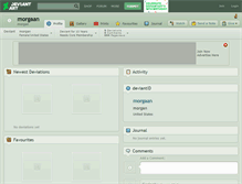 Tablet Screenshot of morgaan.deviantart.com