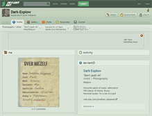 Tablet Screenshot of dark-explow.deviantart.com