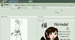 Desktop Screenshot of nirindel.deviantart.com