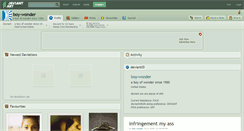 Desktop Screenshot of boy-wonder.deviantart.com