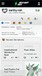 Mobile Screenshot of earthy-rah.deviantart.com