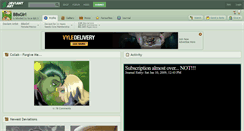 Desktop Screenshot of bbsgirl.deviantart.com