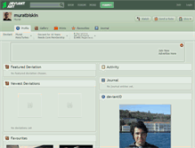 Tablet Screenshot of muratbiskin.deviantart.com