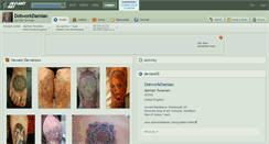 Desktop Screenshot of dotworkdamian.deviantart.com