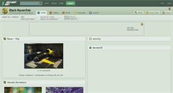 Desktop Screenshot of black-raven546.deviantart.com