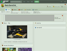 Tablet Screenshot of black-raven546.deviantart.com