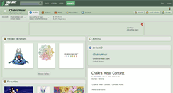 Desktop Screenshot of chakrawear.deviantart.com