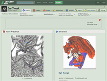 Tablet Screenshot of ear-tweak.deviantart.com