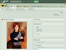 Tablet Screenshot of cyli.deviantart.com