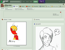 Tablet Screenshot of miksu-kun.deviantart.com