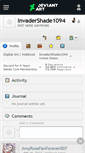 Mobile Screenshot of invadershade1094.deviantart.com