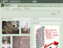 Tablet Screenshot of delta-ht.deviantart.com