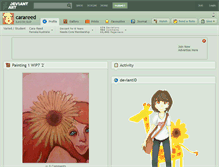 Tablet Screenshot of carareed.deviantart.com