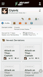 Mobile Screenshot of crysvic.deviantart.com