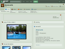 Tablet Screenshot of dismal-amfa.deviantart.com