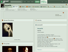 Tablet Screenshot of mouse96.deviantart.com