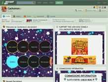 Tablet Screenshot of cachomon.deviantart.com